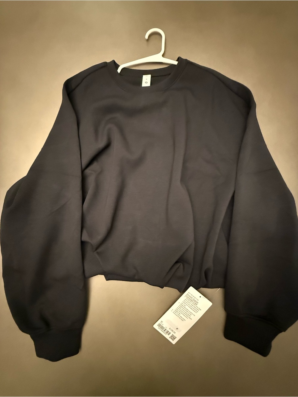 Lululemon Smoother Spacer Oversized Crewneck Oversized Crewneck in Black